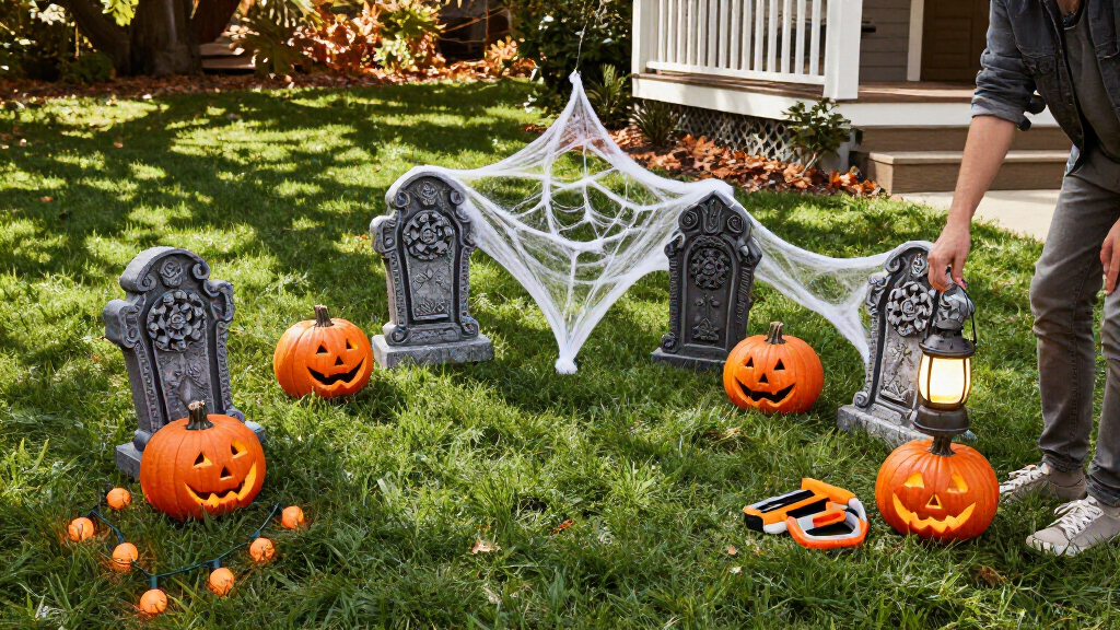 Halloween lawn decorations