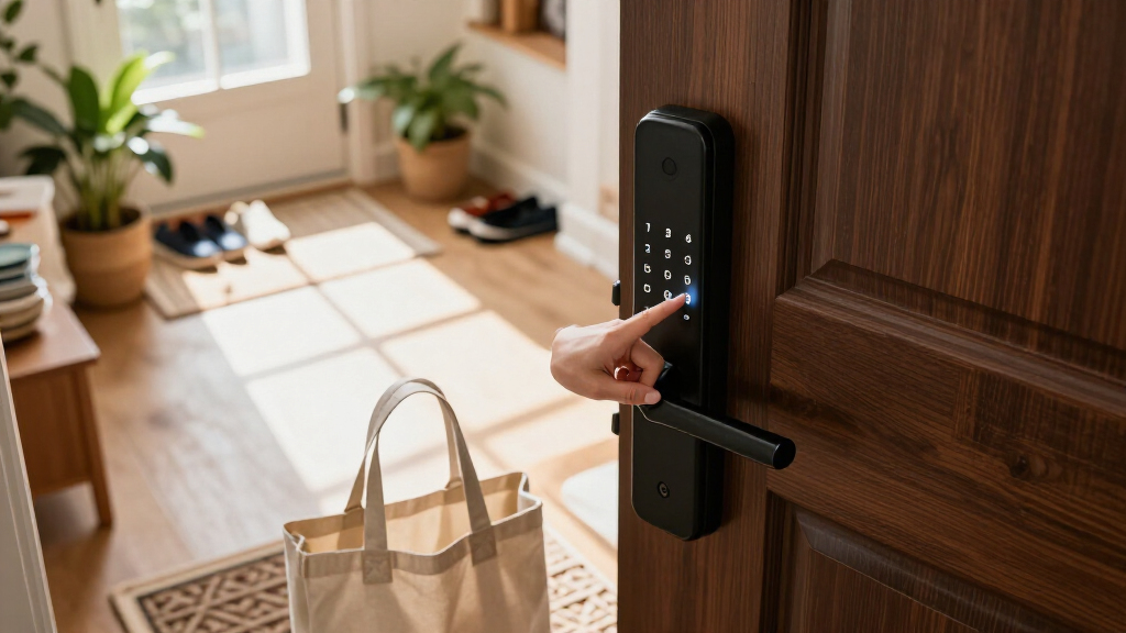 smart door locks with keypad
