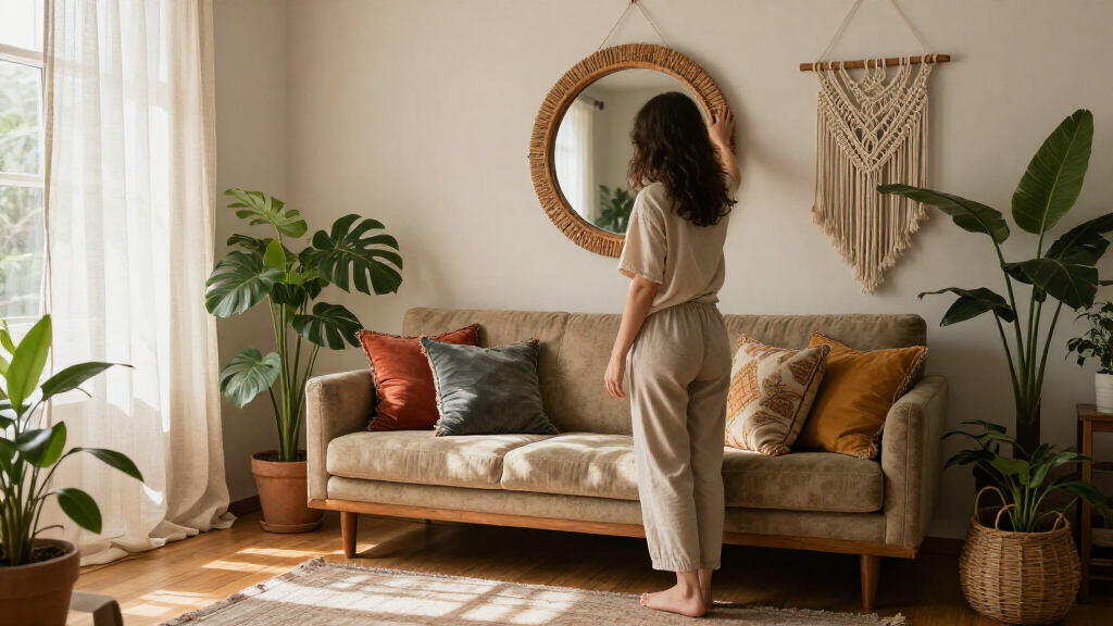 boho style mirrors
