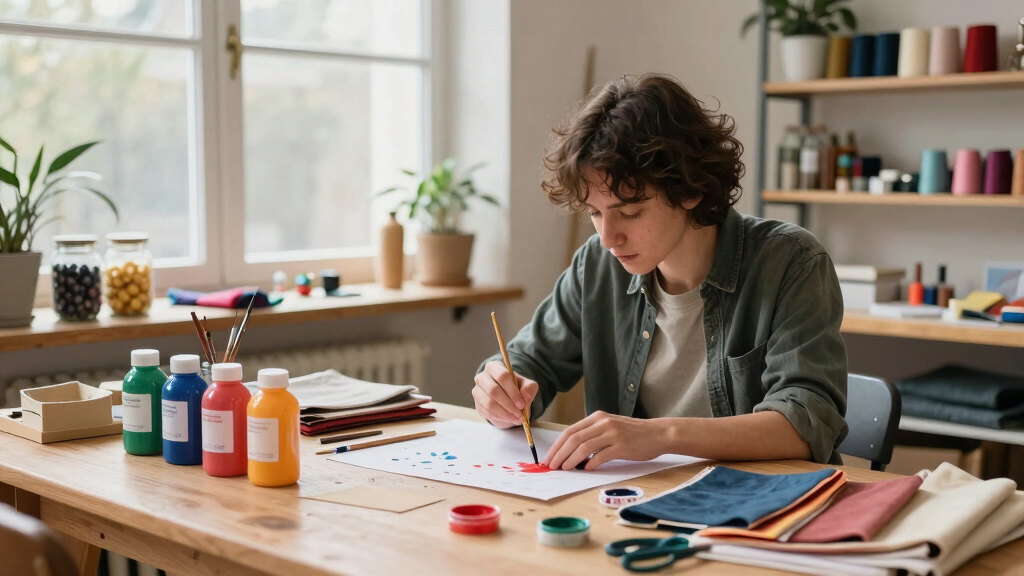 art supplies for DIY projects