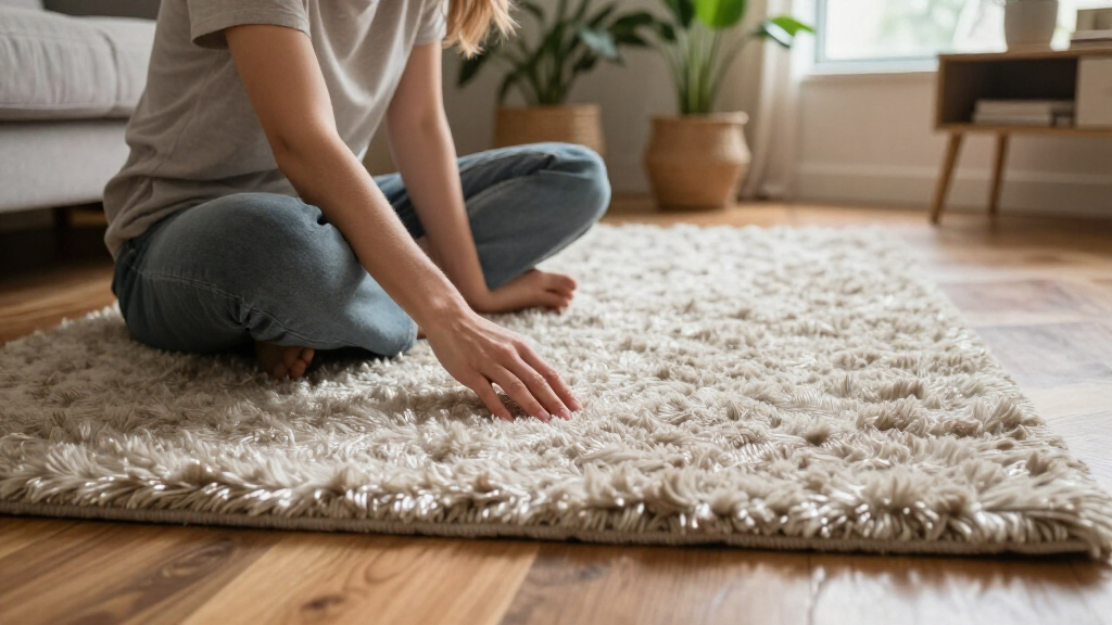 wool silk blend rugs for luminous sheen