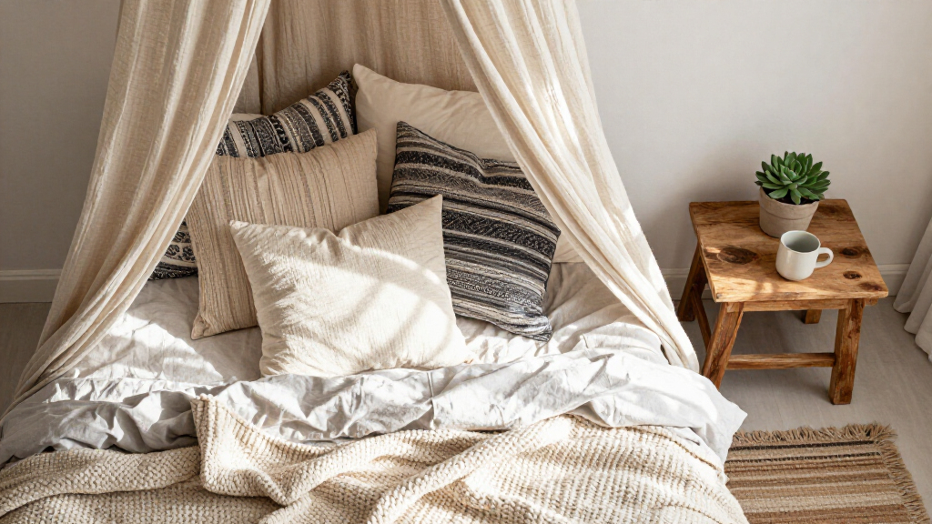 boho bed canopies