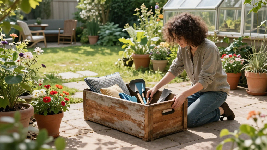 garden outdoor storage bins