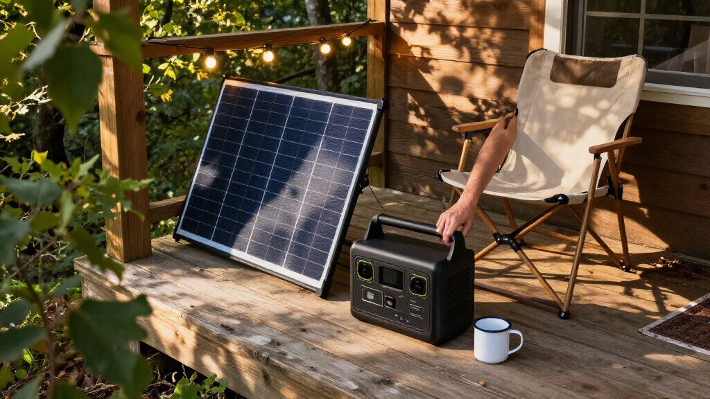 portable power stations with solar panels