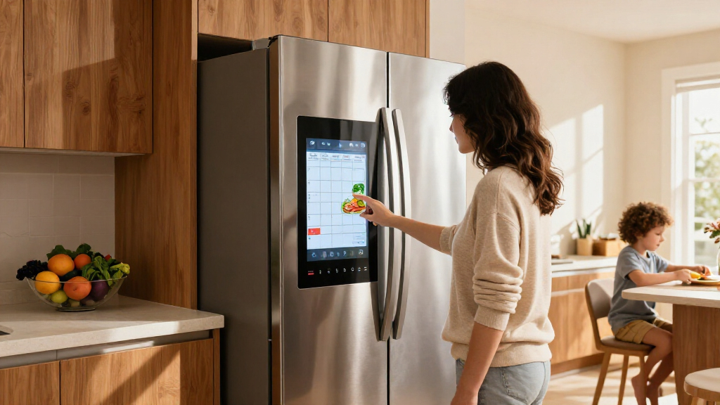 smart refrigerators with touchscreen