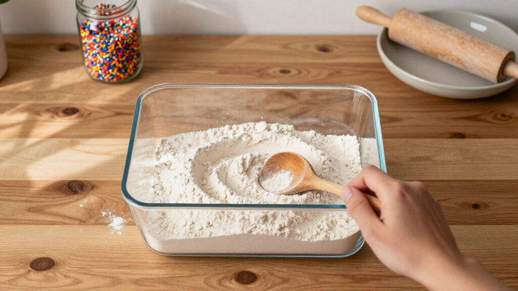 bakery organization bins