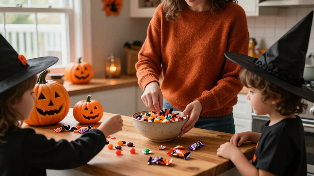 Halloween candy bowls