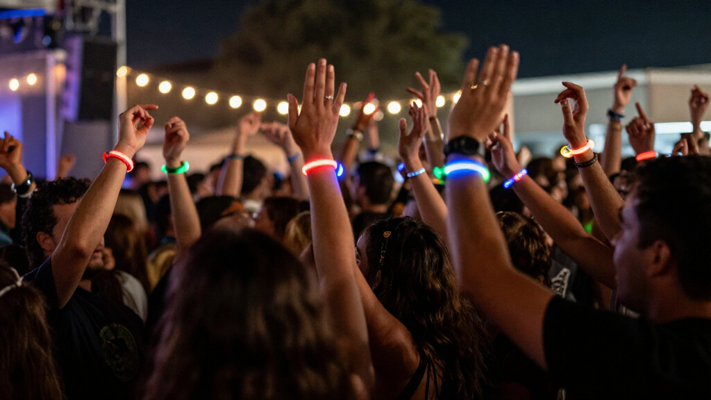 music festival LED wristbands
