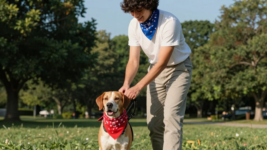 patriotic dog bandanas