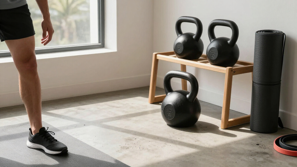 kettlebell set with rack premium