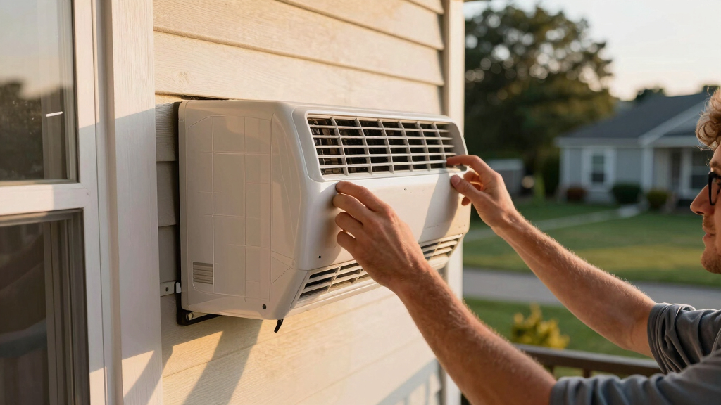 window air conditioner and heat