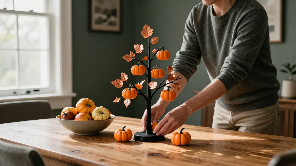 Halloween decorative tabletop trees