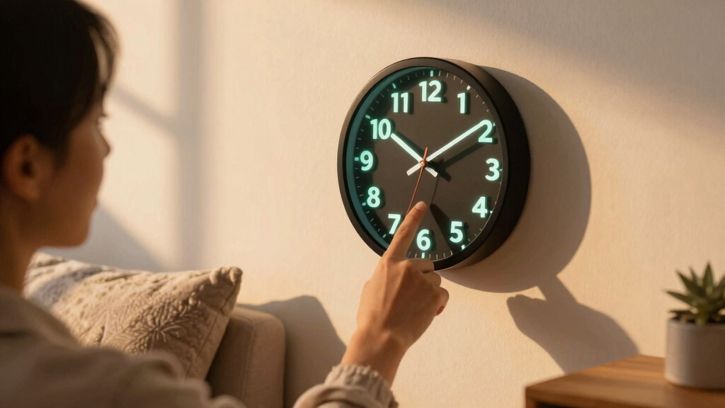 best glow in the dark wall clocks