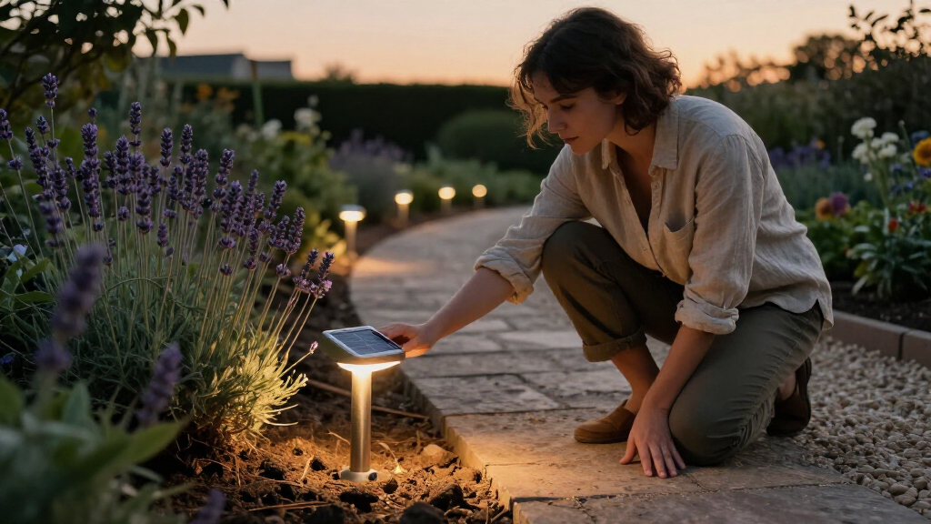 solar garden pathway lights