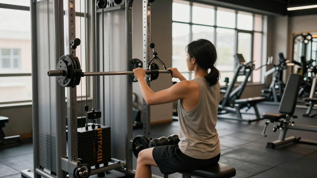 smith machine with cable system