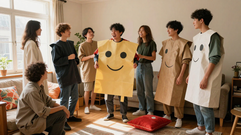 rock paper scissors group costume