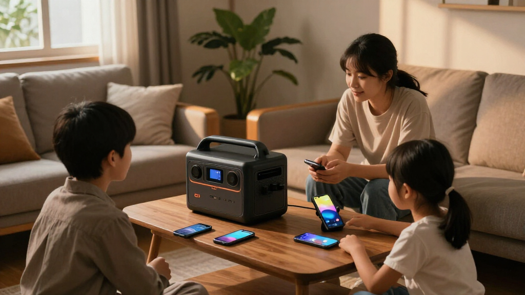 portable power station for home backup