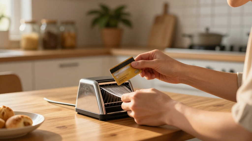 shredder for shredding credit cards and cds