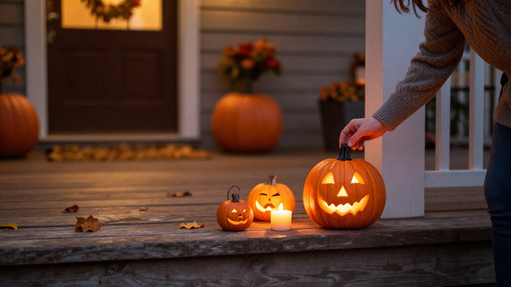 Halloween candle lanterns