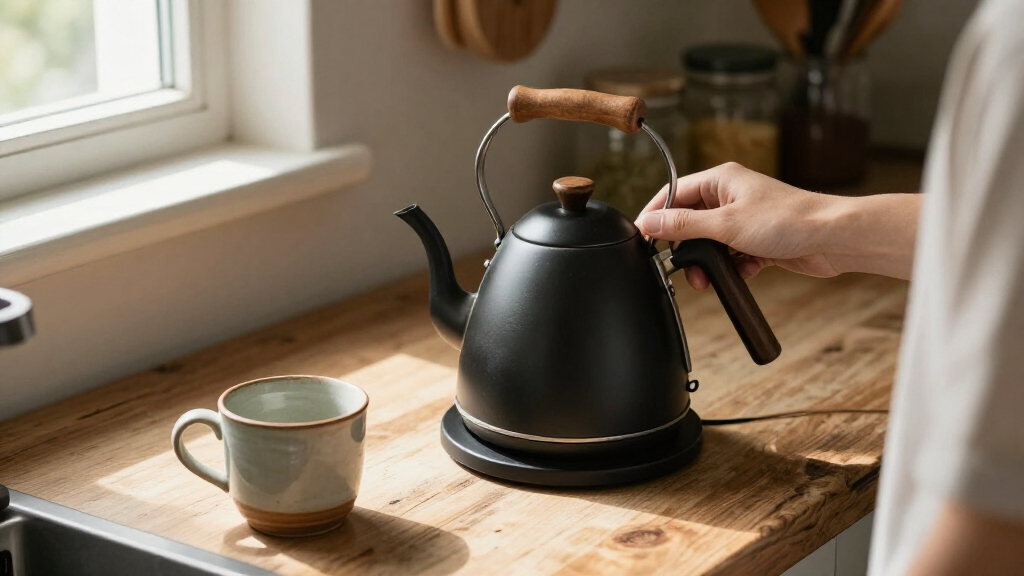 electric kettle temperature control gooseneck