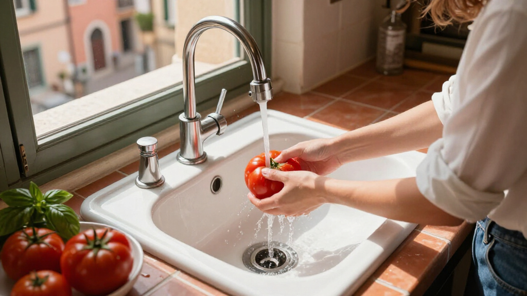 touchless kitchen faucet italian design