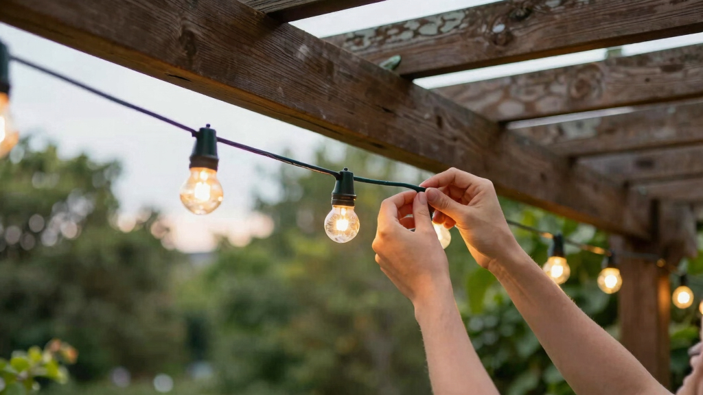 patriotic outdoor string lights
