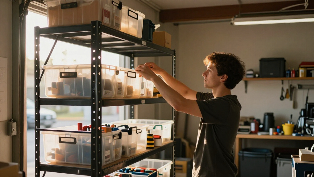 thegarage shelving products for a clean space