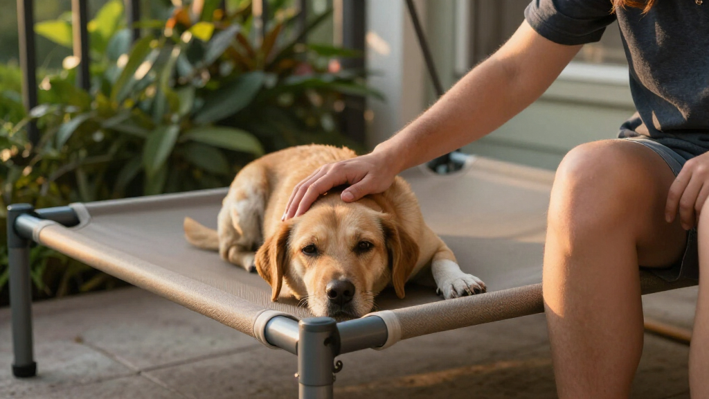cooling elevated dog beds