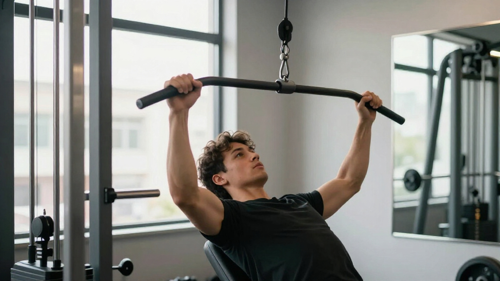 lat pulldown attachment for rack