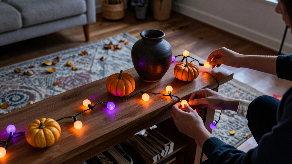 Halloween indoor string lights