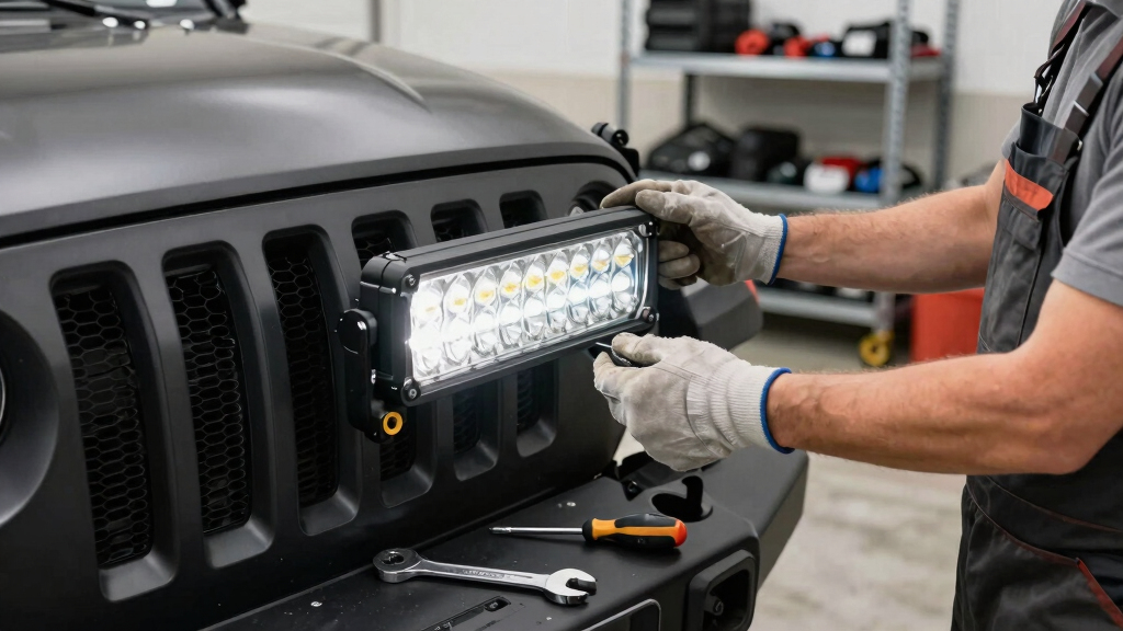 off-road vehicle LED light bars