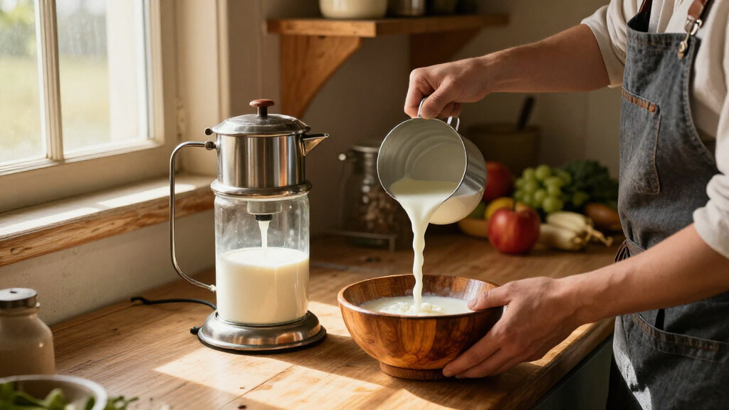 electric cream separator for home dairy