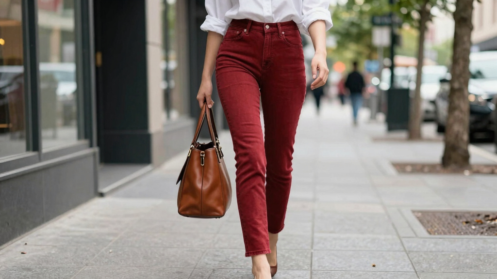 best red jeans