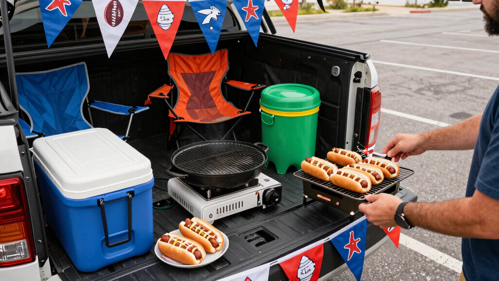 soccer fan tailgating gear