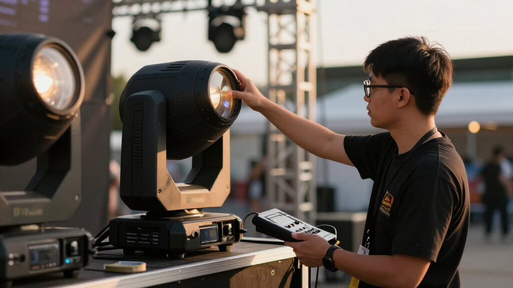 moving head beam lights for small stages