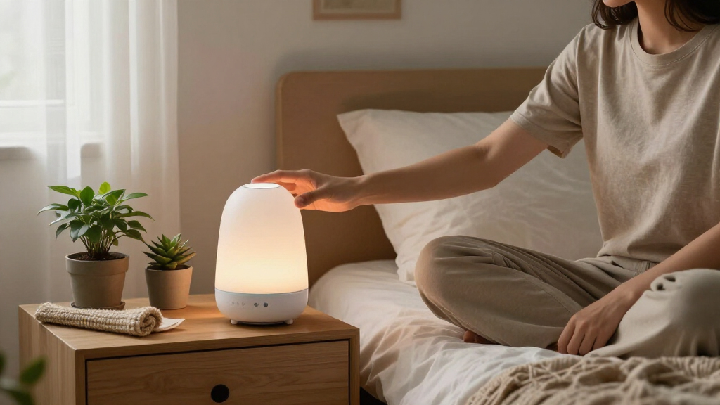 quiet high output diffuser for bedroom