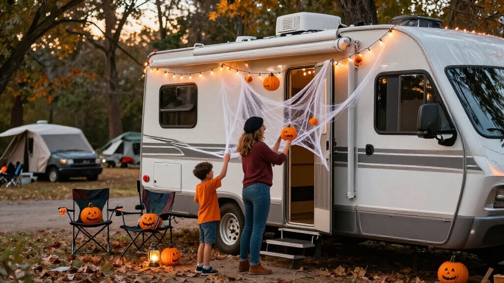 Halloween RV decorations