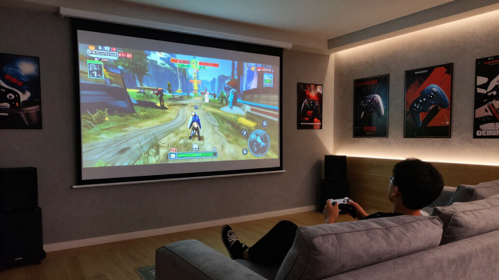 best projector screens for game rooms