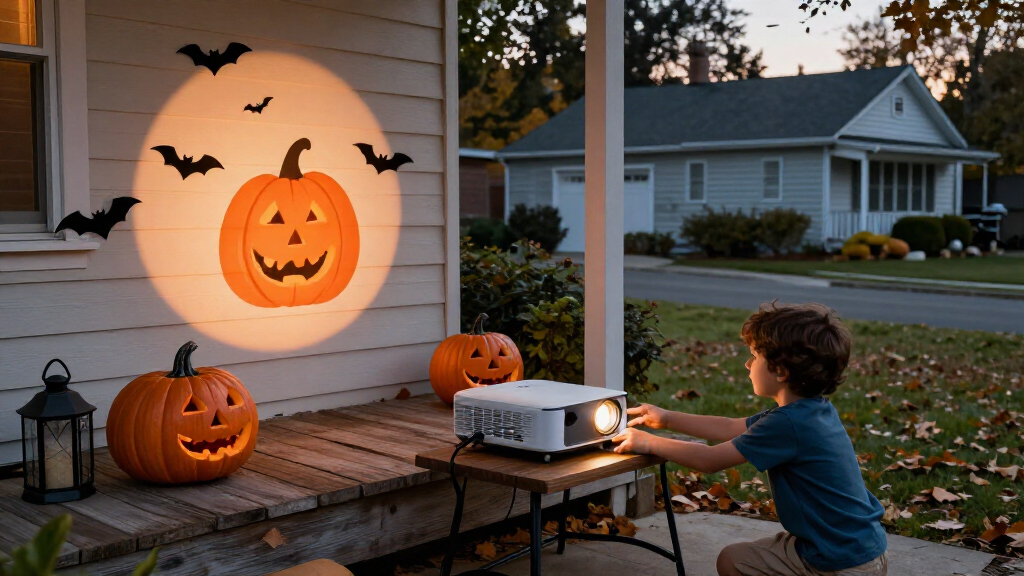 Halloween smart projectors