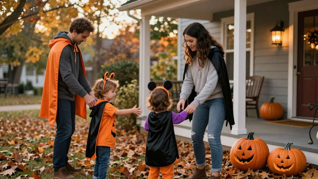 Halloween costumes for family photos