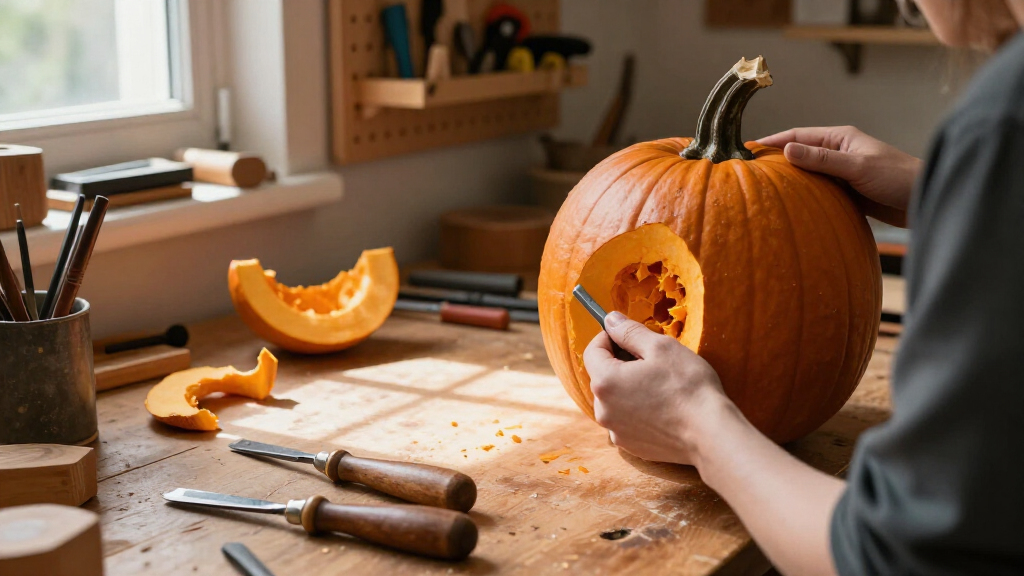 wood carving pumpkin kits