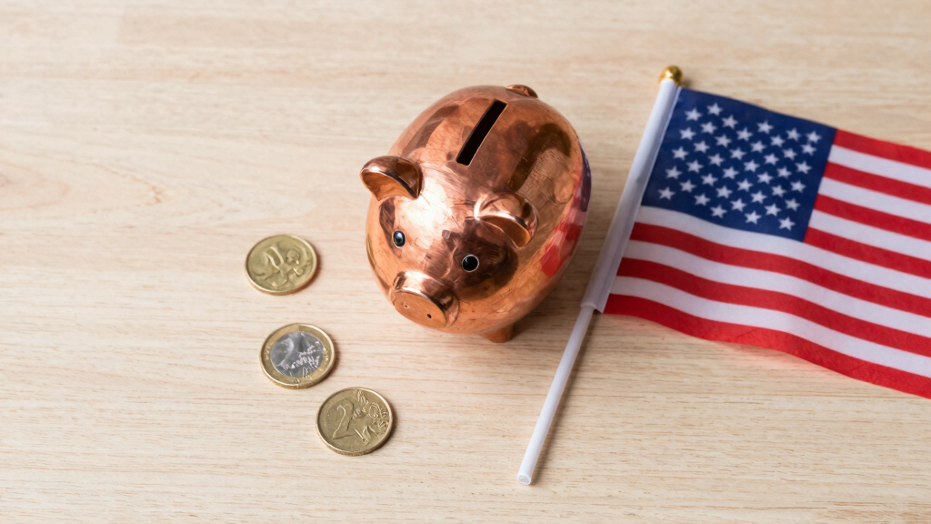 investment-themed patriotic decor