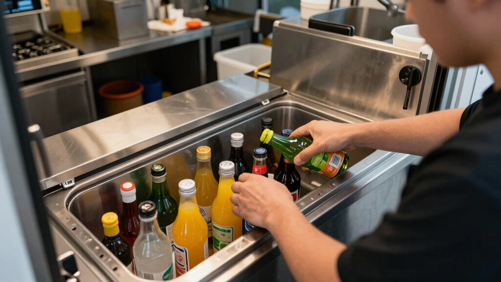 best display beverage coolers for food trucks