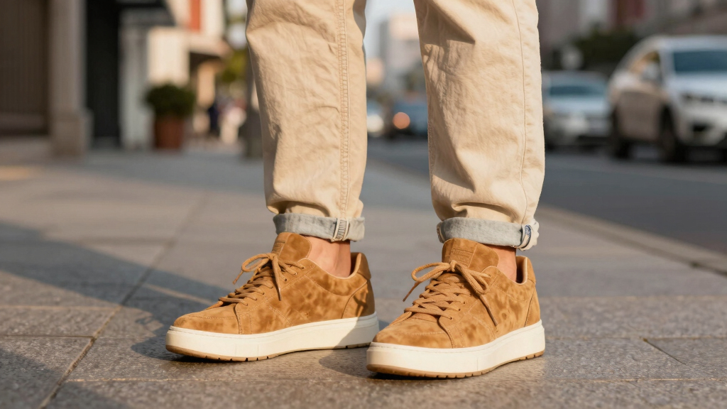 best suede dad sneakers