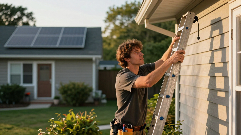 ladder for emergency home repairs