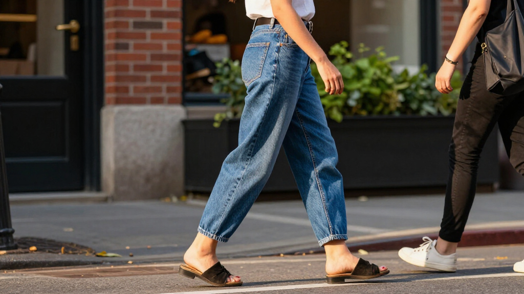 best sustainable barrel jeans