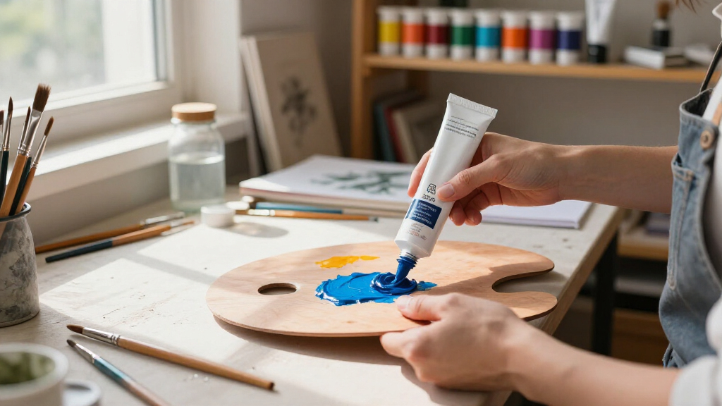professional acrylic paint set large tubes