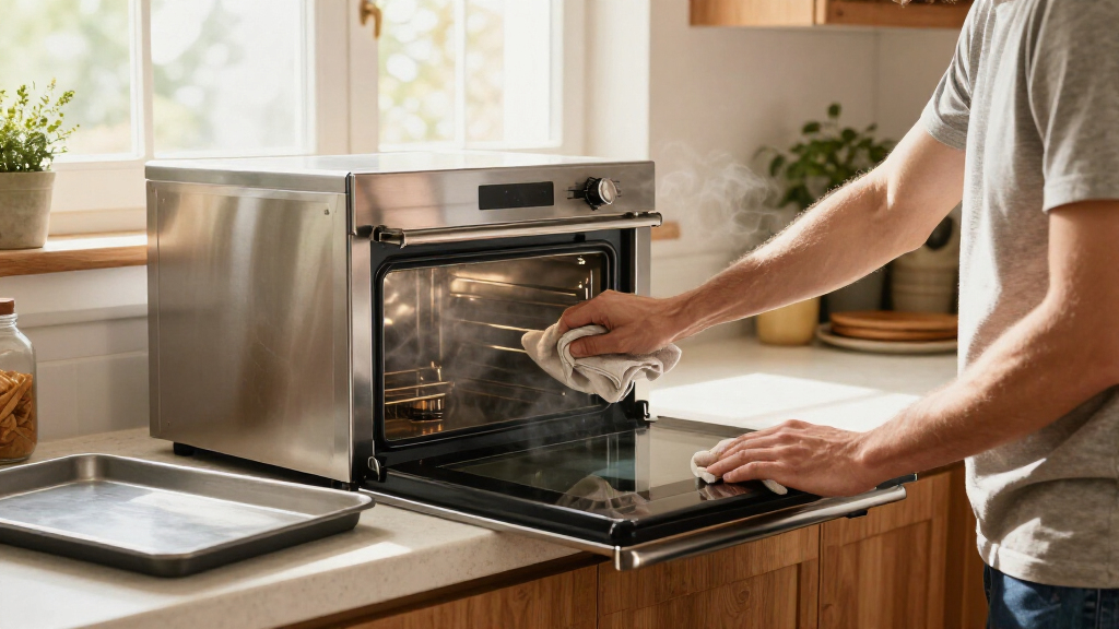 countertop steam oven for easy cleanup
