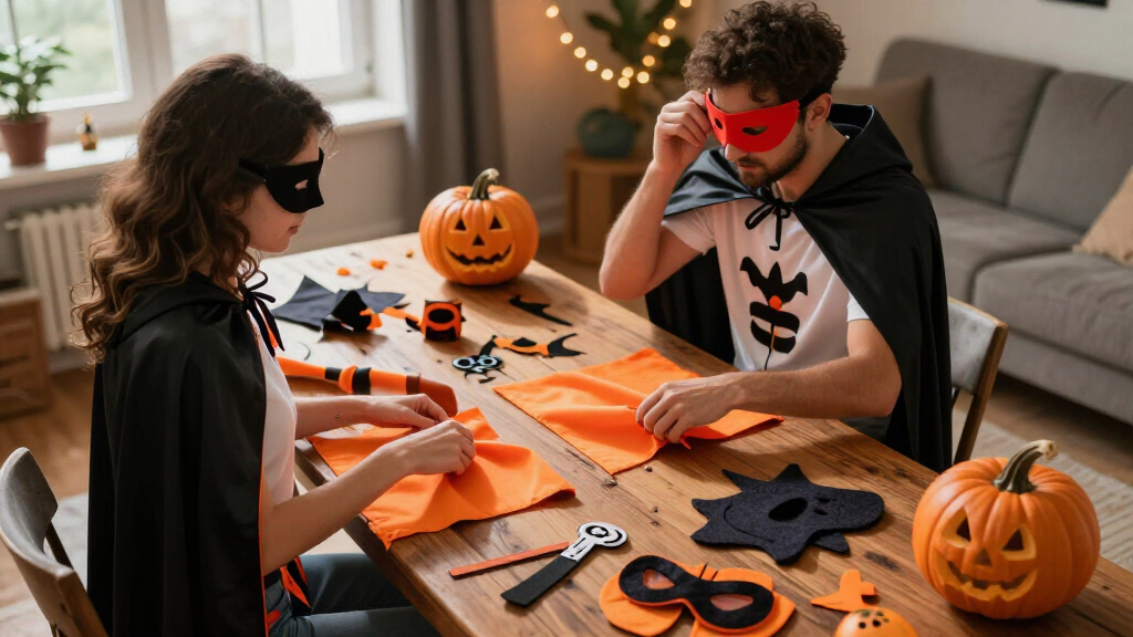couples Halloween costume sets