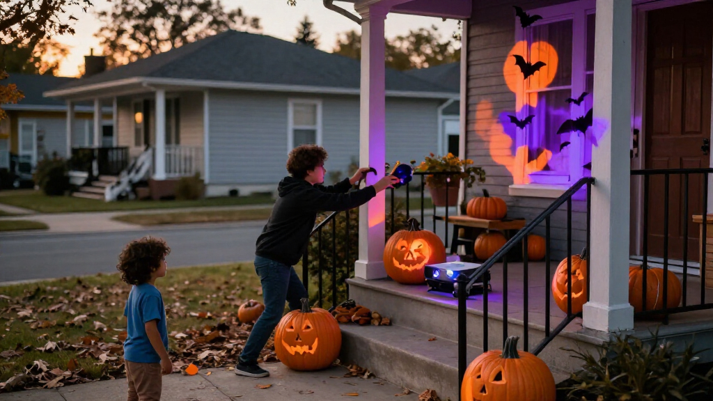 Halloween projector lights